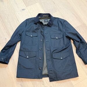 Todd Synder Waxed Dylan Jacket Men's L in Navy